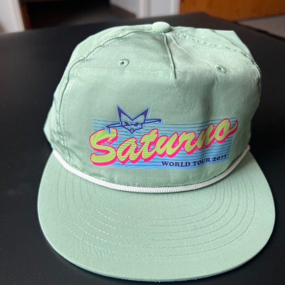 Rauw Alejandro Saturno 2077 Hat, Green - Picture 3 of 6